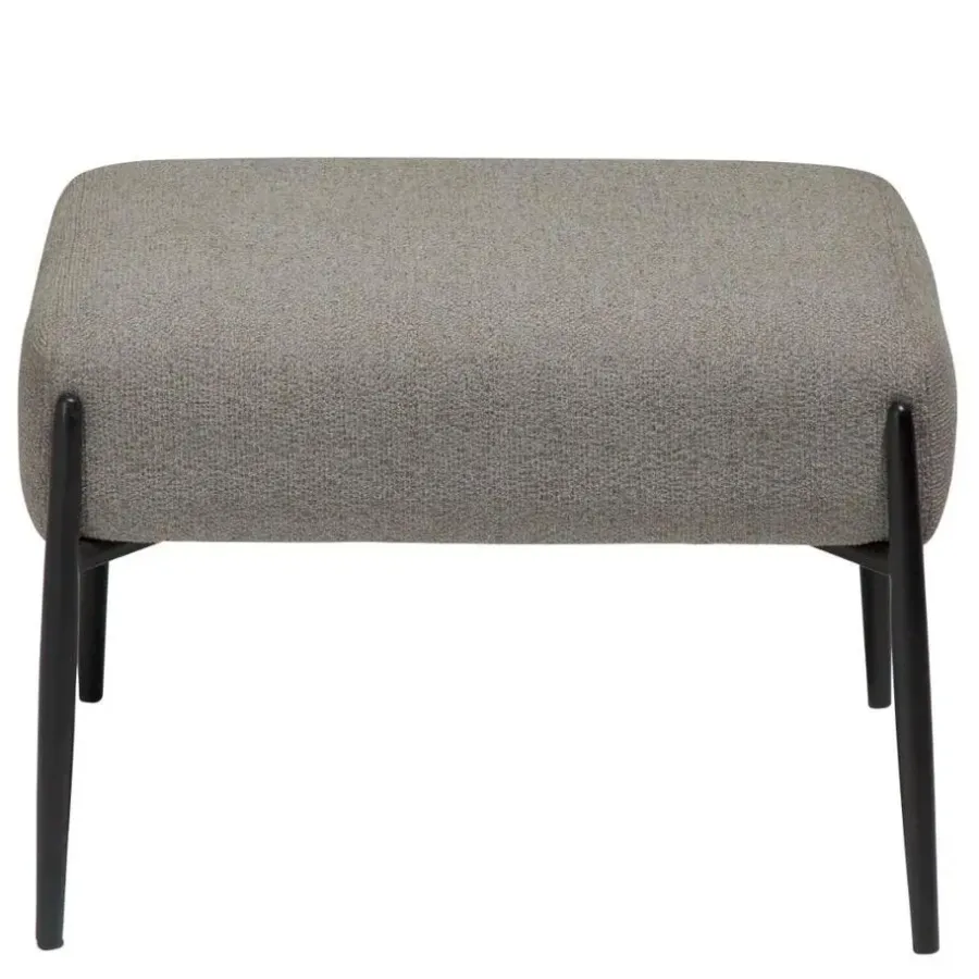 Merkloos Hioshop Glam Dan-Form poef bouclé lichtbruin