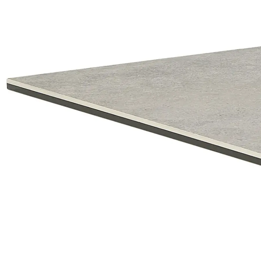 Rechthoekige Eettafels|Industriële Eettafels-Hioshop Heaven eetkamertafel 80x135cm grijs