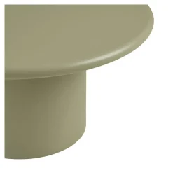 Salontafels-Merkloos Hioshop Henny salontafel Ø80cm groen