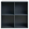 Wandkasten-Hioshop Horne Wandplank 69x30x69cm donkergrijs