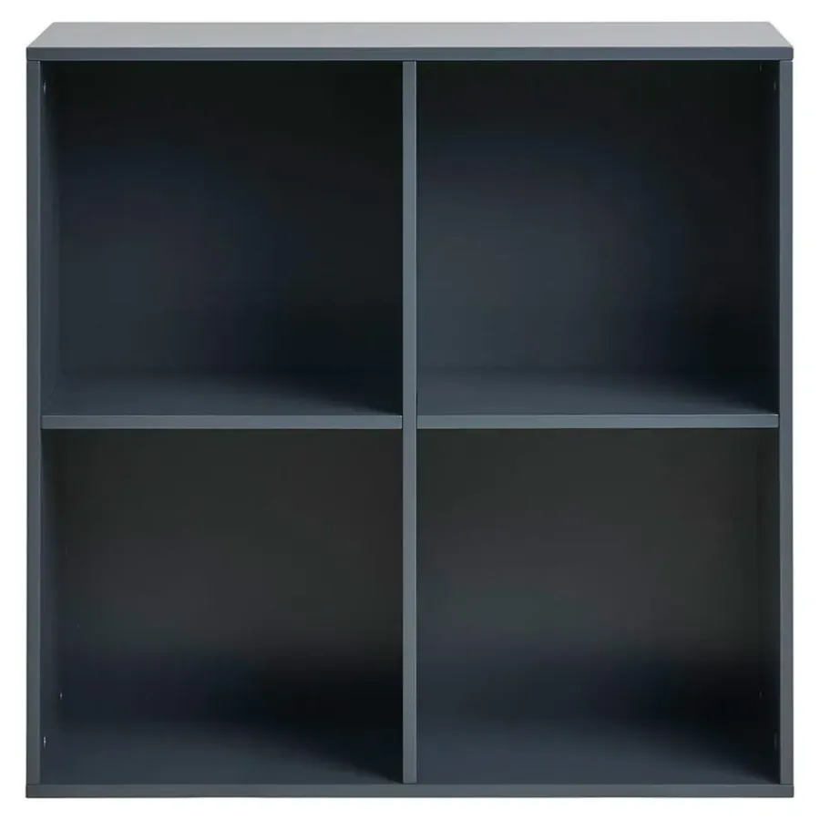 Wandkasten-Hioshop Horne Wandplank 69x30x69cm donkergrijs