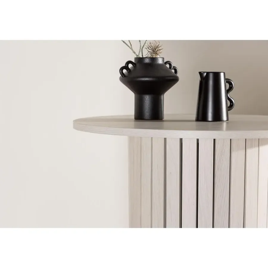 Bartafels-Merkloos Hioshop Härön bartafel Ø70 cm whitewash