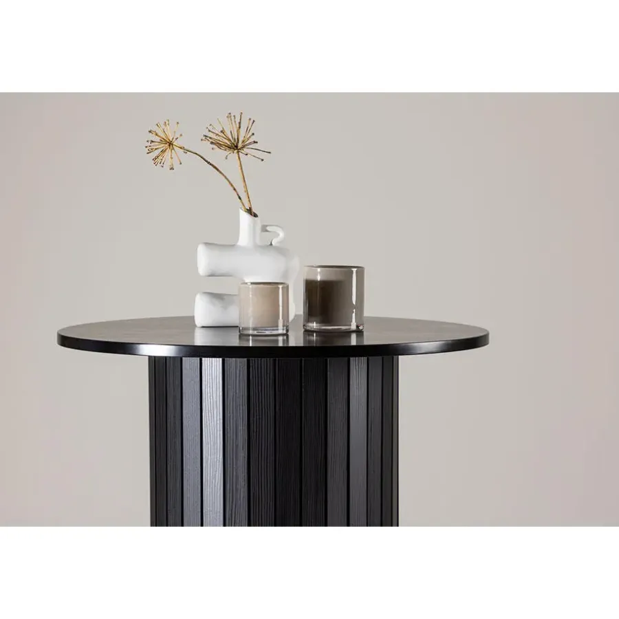 Hioshop Härön bartafel Ø70 cm zwart