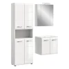 Merkloos Hioshop Ice badkamer I77 inclusief verlichting wit hoogglans- wit