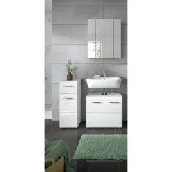Merkloos Hioshop Ice badkamer I76 wit hoogglans- wit