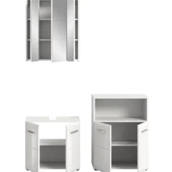 Merkloos Hioshop Ice badkamer I66 wit hoogglans- wit