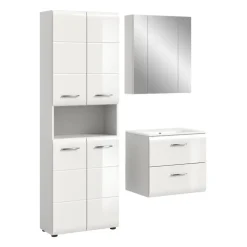 Merkloos Hioshop Ice badkamer I55 wit hoogglans- wit
