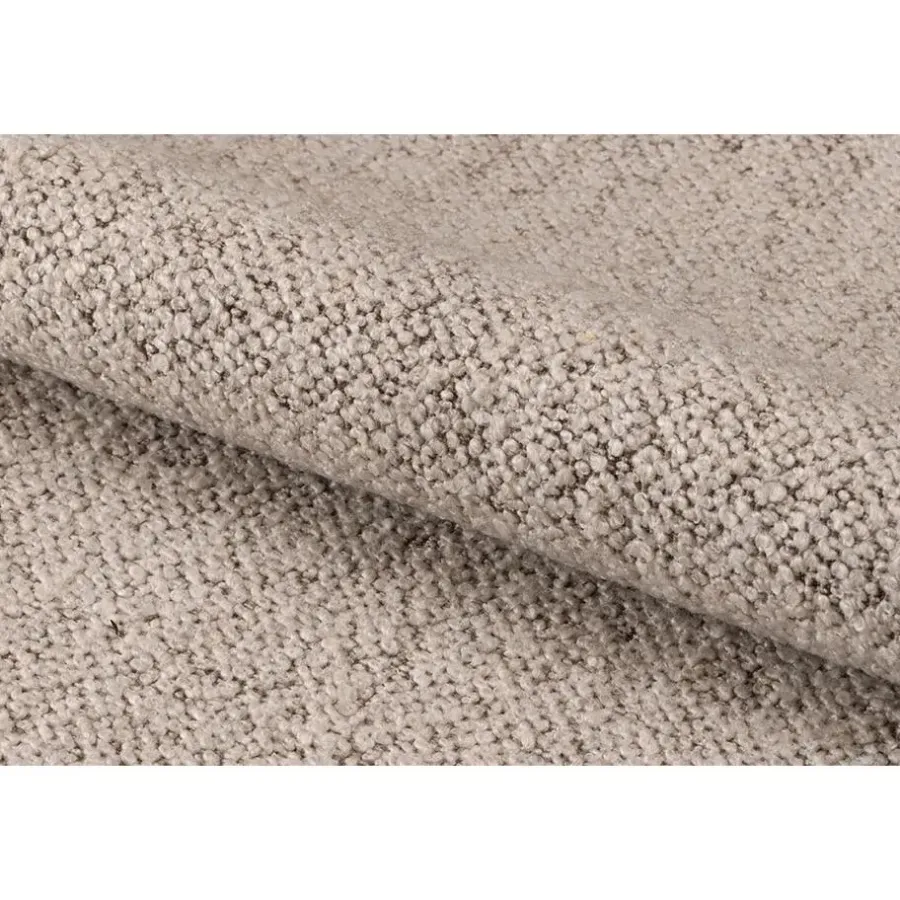 Fauteuils-Hioshop London fauteuil recliner met voetenbank bouclé beige