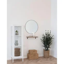 Wandplanken-Hioshop Luxor Wandplank natuur- zwart
