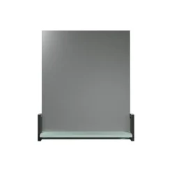 Spiegelkasten-Hioshop Matix spiegel bad met plank blauw- grijs