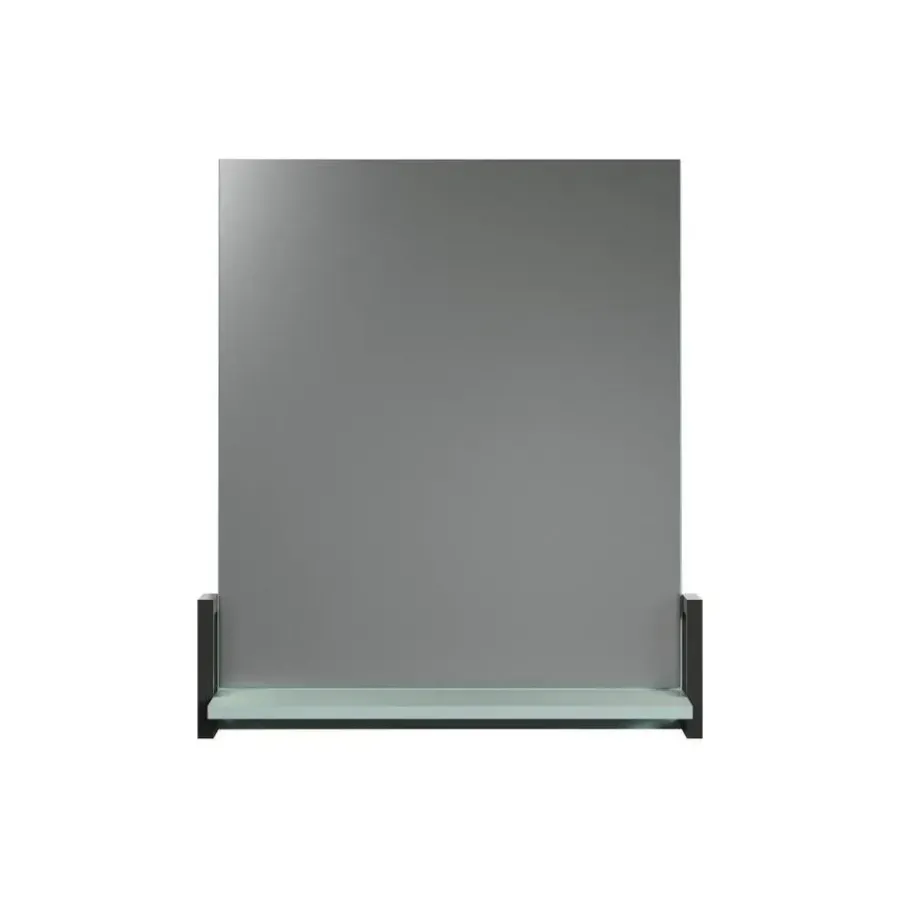 Spiegelkasten-Hioshop Matix spiegel bad met plank blauw- grijs
