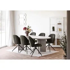 Merkloos Hioshop Mia spiegel teddyframe wit