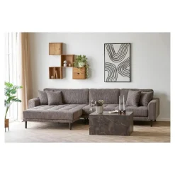 Wandkasten-Merkloos Hioshop Mina wandkast 1 deur eiken