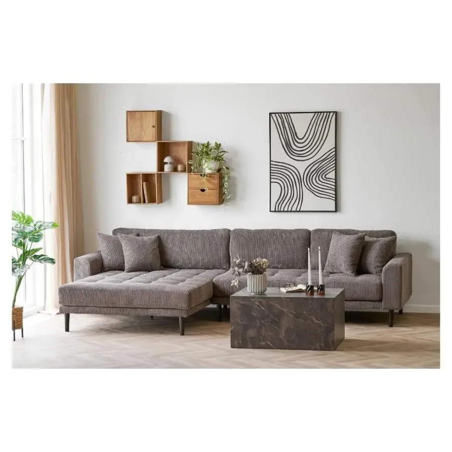 Wandkasten-Merkloos Hioshop Mina wandkast 1 deur eiken