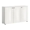 Dressoirs-Hioshop Monte dressoir 3 deuren wit hoogglans