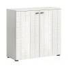 Dressoirs-Hioshop Monte dressoir 2 deuren wit hoogglans