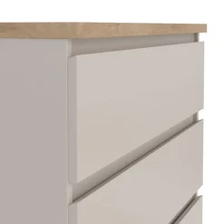 Ladekasten|Ladekasten-Merkloos Hioshop Naia ladekast 5 lades eikdecor