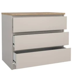 Ladekasten|Ladekasten-Hioshop Naia ladekast 3 lades eikdecor
