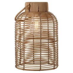 Kandelaars En Windlichten-Merkloos Hioshop Nelli lantaarn met geïntegreerde zonnecellen natuur