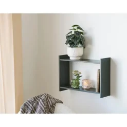 Wandplanken-Merkloos Hioshop Norna wandplank 1 plank groen