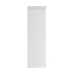 Draaideurkasten-Hioshop North kledingkast 2 deuren wit