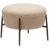 Merkloos Hioshop Orbit Dan-Form poef bouclé offwhite