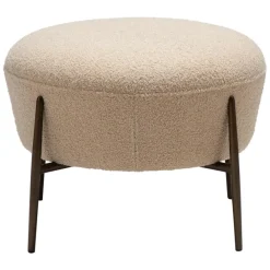 Merkloos Hioshop Orbit Dan-Form poef bouclé offwhite