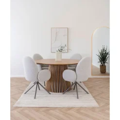 Ronde Eettafels-Hioshop Osaka eetkamertafel Ø140cm eik