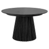 Hioshop Osaka eetkamertafel Ø120cm zwart