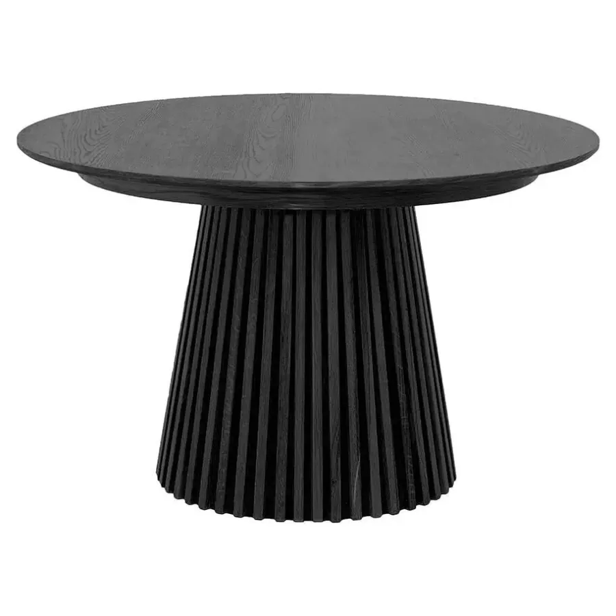 Hioshop Osaka eetkamertafel Ø120cm zwart