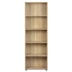 Wandkasten-Hioshop Parim wandkast 5 ruimtes Sonoma eiken decor