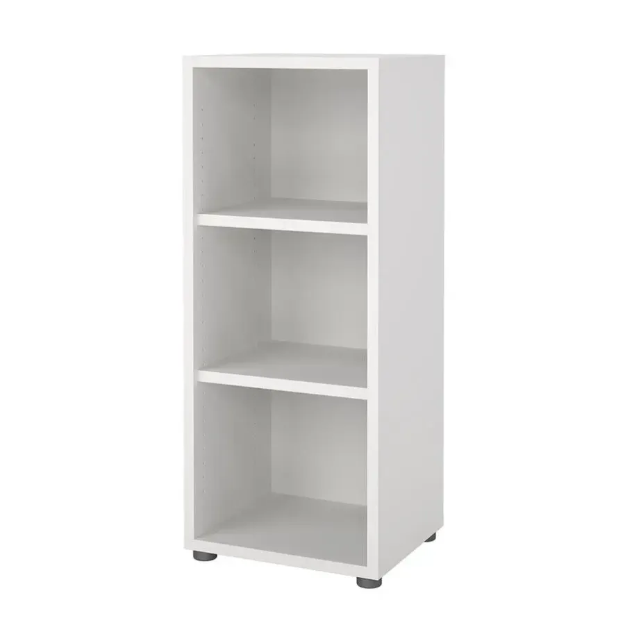 Hioshop Prima wandkast 3 vakken wit