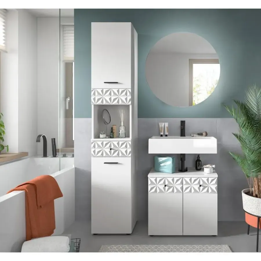 Merkloos Hioshop Prisma badkamer P4 wit