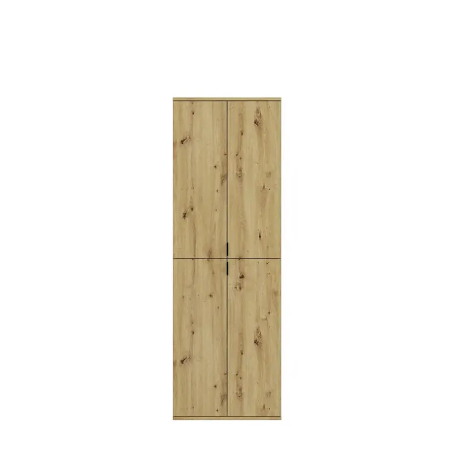 Draaideurkasten-Hioshop ProjektX kledingkast 4 deuren eiken decor