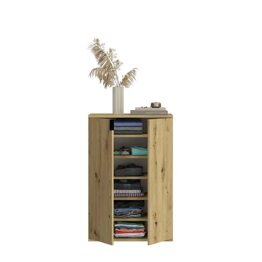 Dressoirs-Hioshop ProjektX kommode 2+2 deuren 4 deuren eiken decor