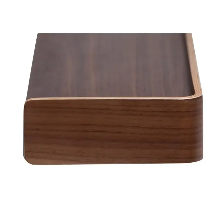 Wandplanken-Merkloos Hioshop Protopia Dan-Form wandplank fineer walnoot