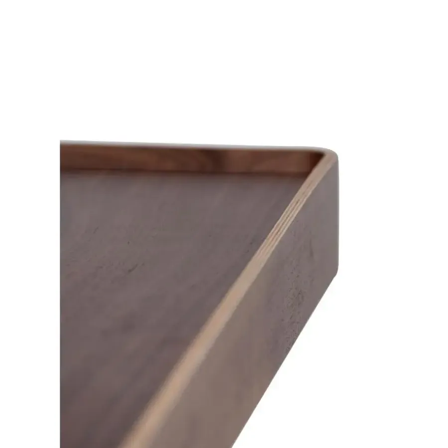 Wandplanken-Merkloos Hioshop Protopia Dan-Form wandplank fineer walnoot