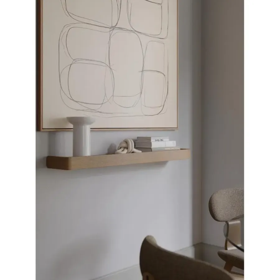 Merkloos Hioshop Protopia Dan-Form wandplank fineer eik