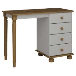 Kaptafels-Hioshop Richard kaptafel 4 laden bruin-grijs