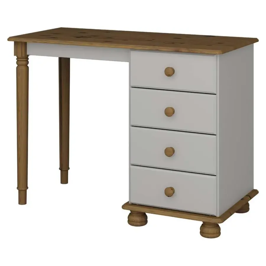 Kaptafels-Hioshop Richard kaptafel 4 laden bruin-grijs