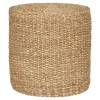 Hioshop Rivera poef Ø40cm natuur