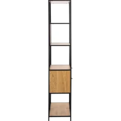 Hioshop Sea wandkast 2 lades 4 planken natuur