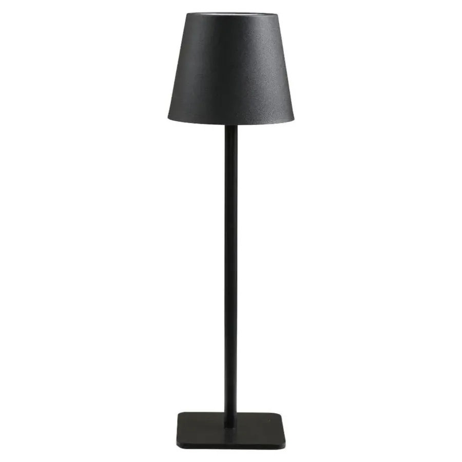 Merkloos Hioshop Senta bureaulamp oplaadbaar zwart