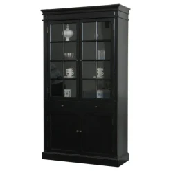 Buffetkasten-Hioshop Servieskast Mozart zwart dressoir met opzet