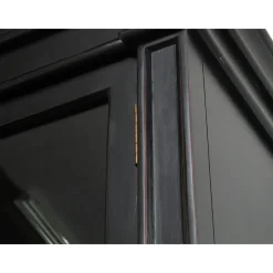Buffetkasten-Hioshop Servieskast Mozart zwart dressoir met opzet