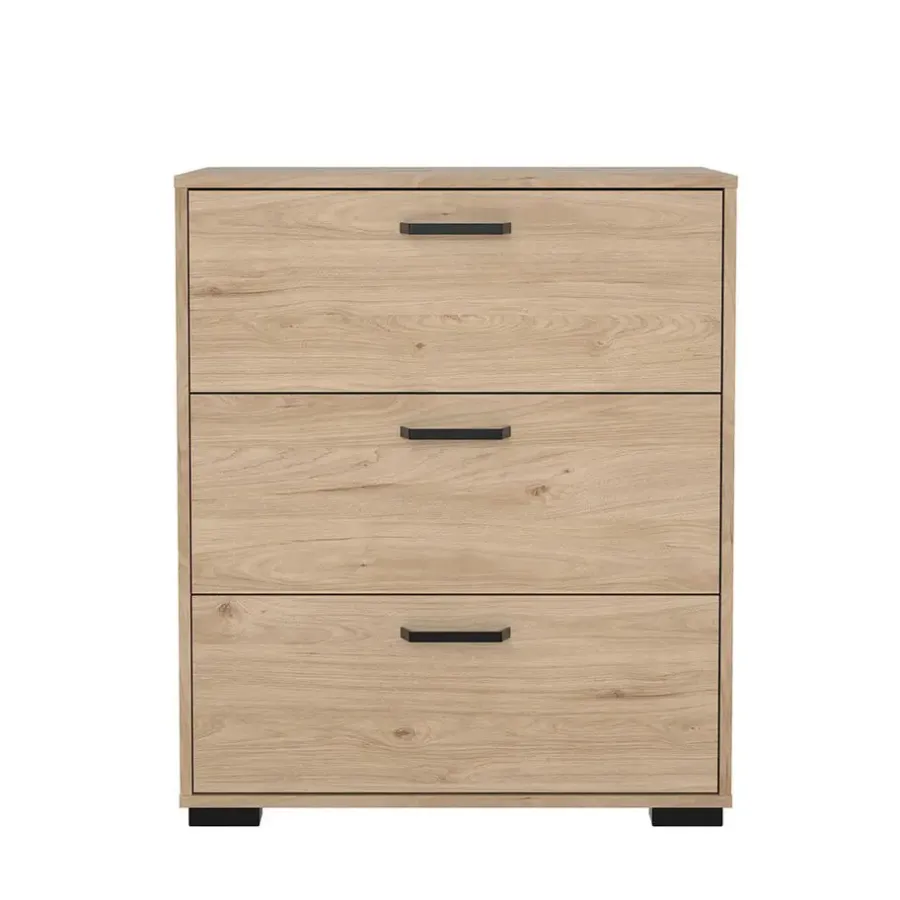 Hioshop Sofia ladekast 3 lades eikdecor