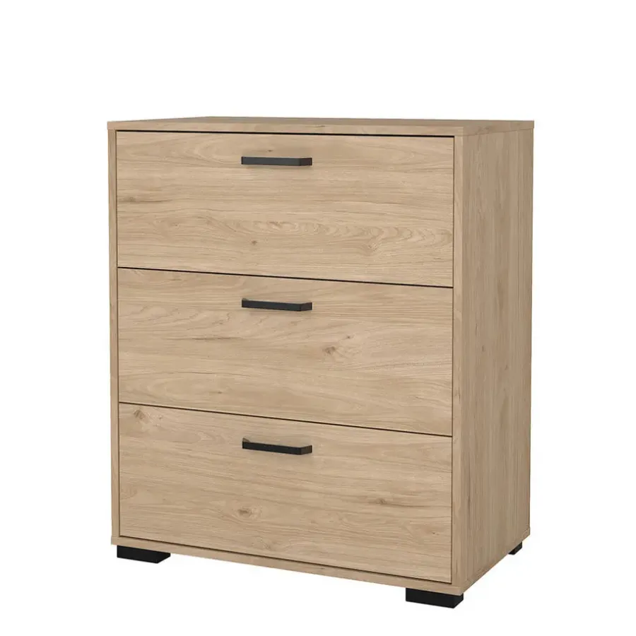 Hioshop Sofia ladekast 3 lades eikdecor