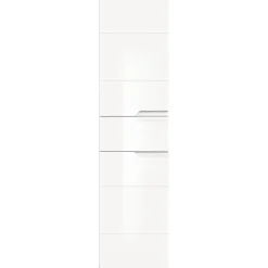 Merkloos Hioshop Solero badkamerkast 2 deuren- 1 lade wit hoogglans- wit