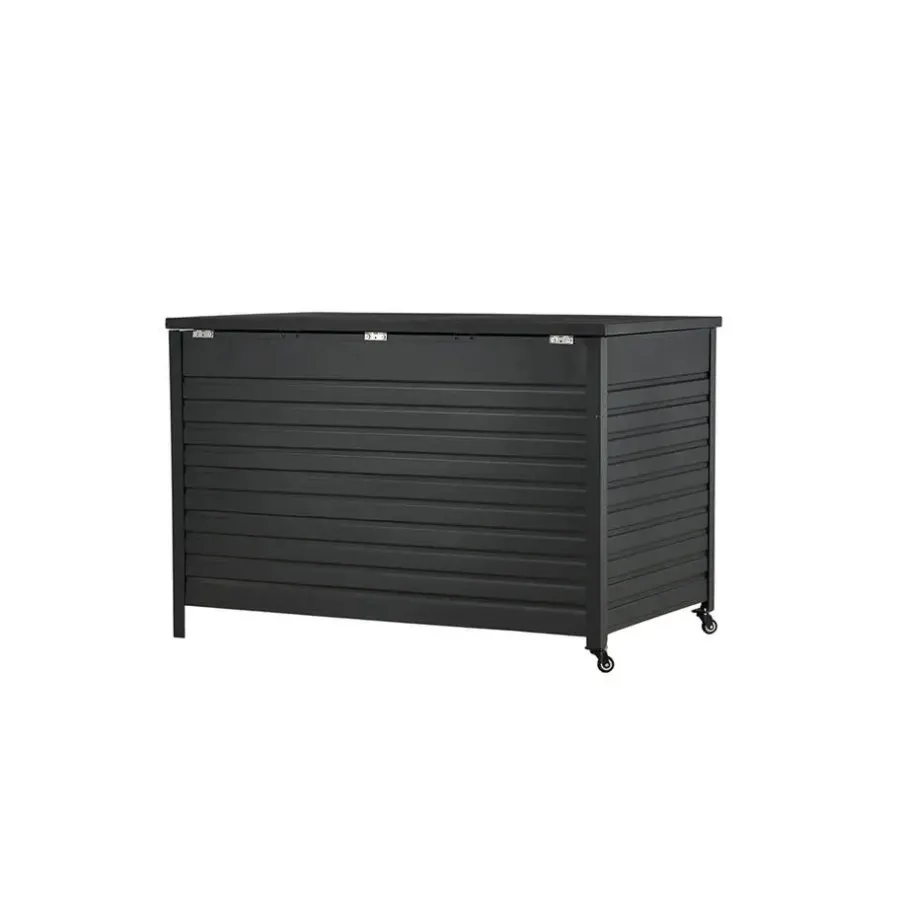 Kussenboxen-Hioshop Tiana opbergbox zwart
