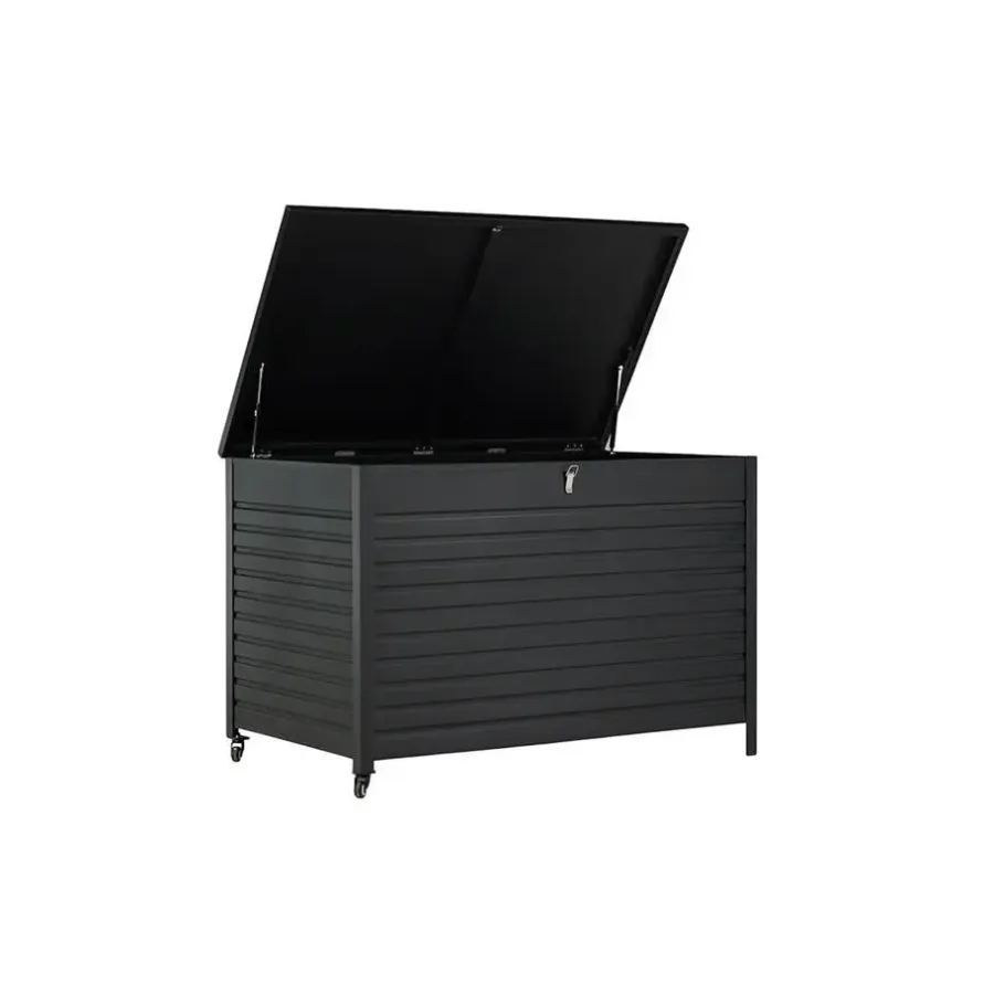 Kussenboxen-Hioshop Tiana opbergbox zwart